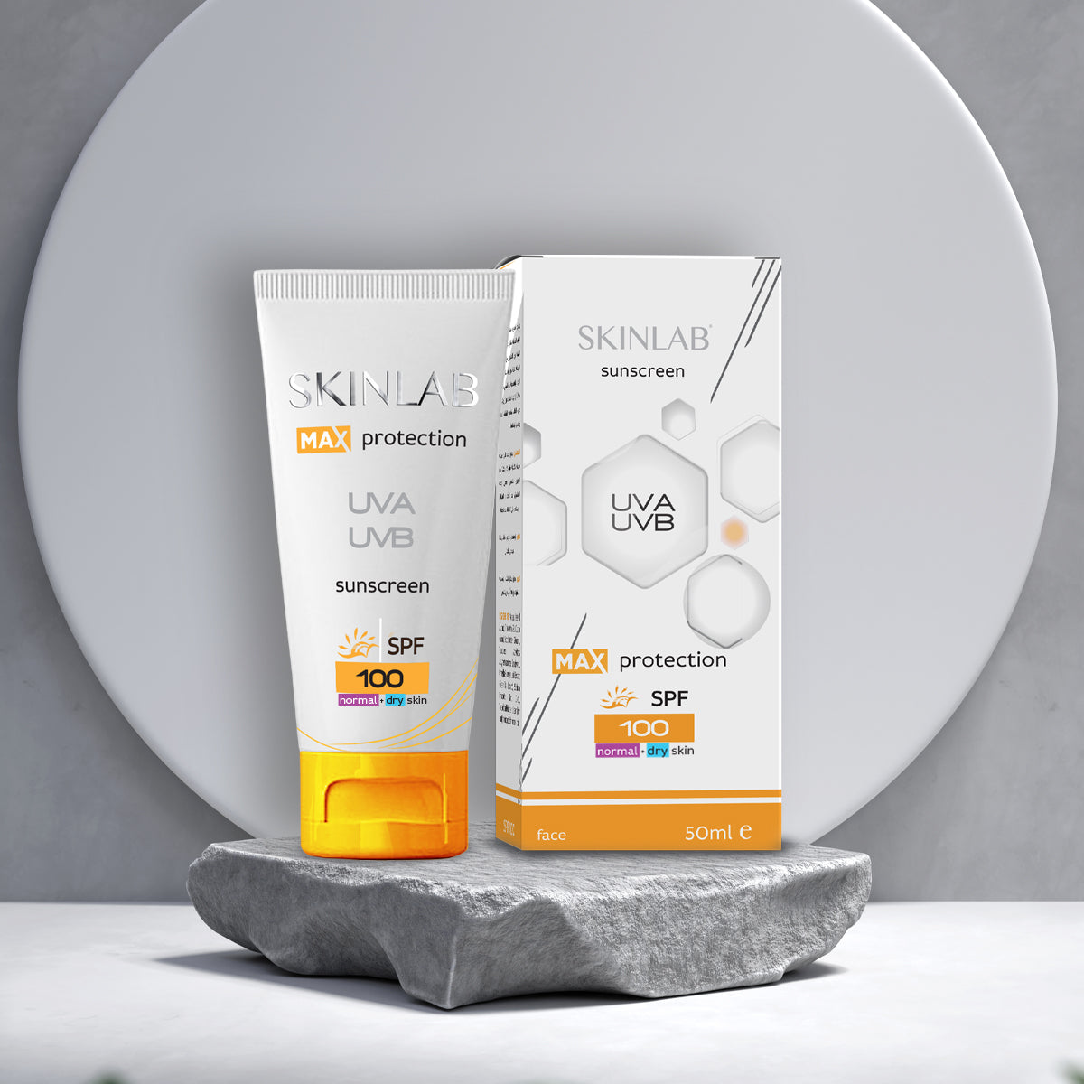 SKINLAB Sunscreen UVA+UVB MAX Protection SPF 100 For Dry / Normal Skin